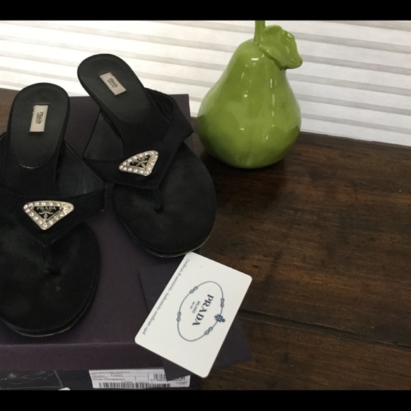 Prada Black Sandals - Picture 9 of 10